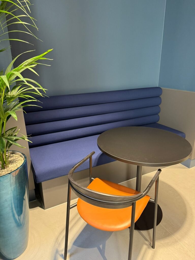 Bespoke Commercial Banquette Seating in Harpenden, Hertfordshire